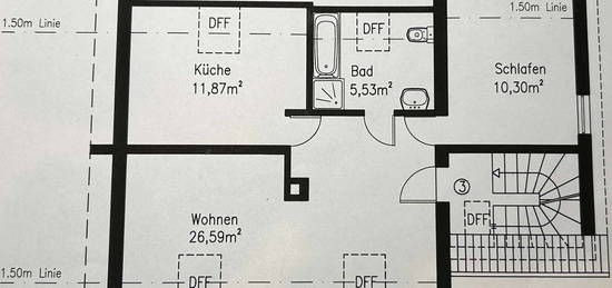 Exklusive, sanierte 2,5-Zimmer-Dachgeschosswohnung in Markt Schwaben