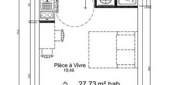 Appartement 28m² LMNP géré Bruz