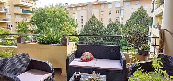 Appartement T3, 65m² non meublé, Allées Provençales, terrasse + 1Garage privé