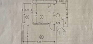 Apartament 3 camere decomandat, 2/4, anvelopat, Băneasa.