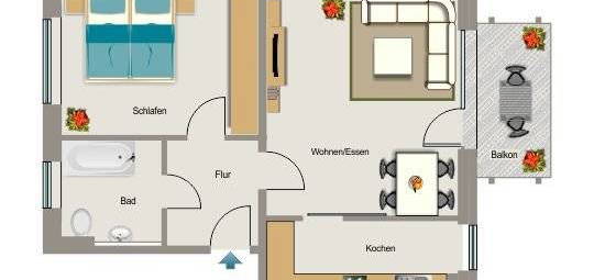 Demnächst frei! 3-Zimmer-Wohnung in Bottrop Welheimer Mark