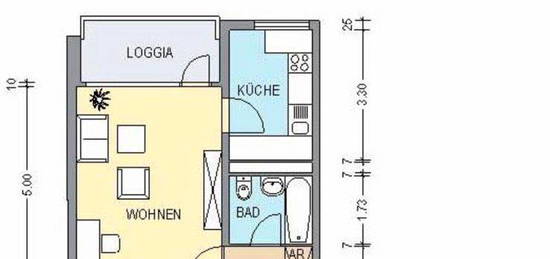 Suche dringend einen Nachmieter / 1 Zimmer Wohnung