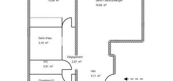 Le Cannet, au calme 3P avec terrasse + parking