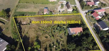 dom - siedlisko działka 7100m2, 5 km od Gniezna