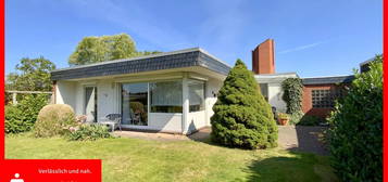 Bungalow in ruhiger Seitenstraße mit Teilkeller und Garage