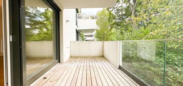 Neubauwohnung mit Innenhofbalkon- Grünblick und Garagenplatz in der Hauseigenen Tiefgarage