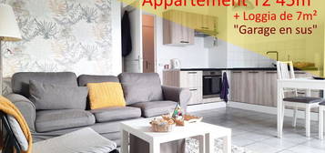 Appartement 2 pièces 45m² + loggia