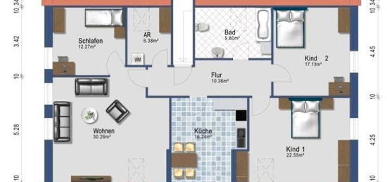 DACHGESCHOSS WOHNUNG ab 1.1.25