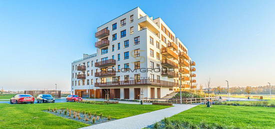 Prodej NOVÉHO bytu 2+kk/Balkon, DV + komora v bytě, 62 m2 + parkovací stání + sk