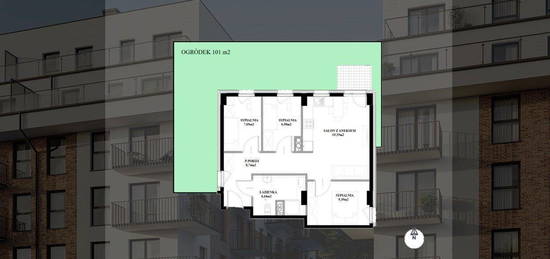 OGRÓDEK 101m2 ✅ Główne miasto 5 min | Ostatnie M3!