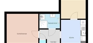 provisionsfrei - 2 Zimmer Wohnung + Wohnküche- 2.OG mit Lift