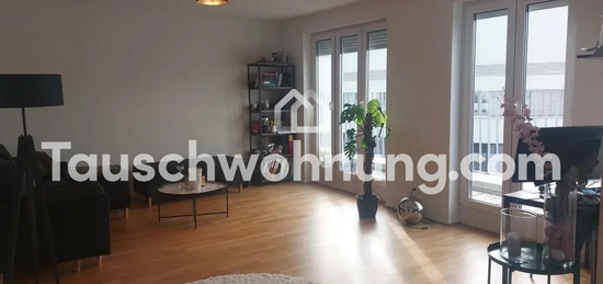 Tauschwohnung: Helle Wohnung mit Dachterrasse im Gallus