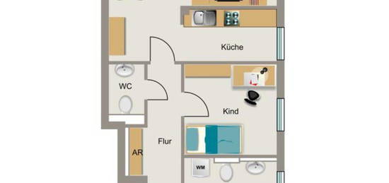 Nachmieter für 3,5-Zimmer-Wohnung ab 01.01.2025 MS NORD