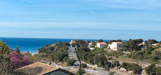 Appartement T4 terrasse vue mer avec jardin, Garage et parking