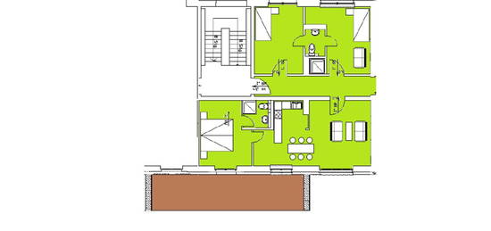 83m² helle 4 Raumwohnung unmittelbar an der Oder