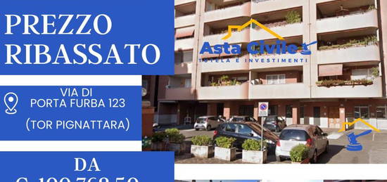 Appartamento all'asta in via di Porta Furba, 123