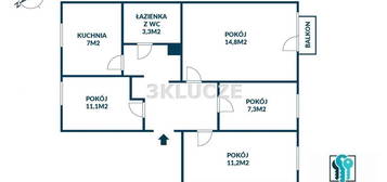 Mieszkanie 4 pokoje + kuchnia, Lsm os. Mickiewicza