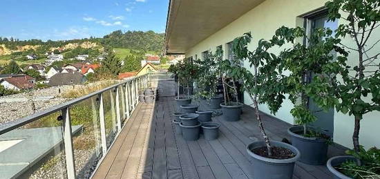 4-Zimmer-Penthauswohnung mit 160 m² Terrasse