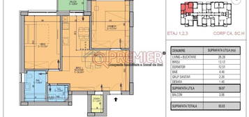 Discount 9% - apartament 3 camere - Popesti Leordeni