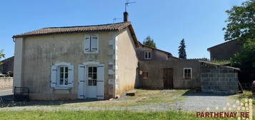 Maison ancienne 1 étage à vendre, 3 pièces, 2 chambres, 78 m²