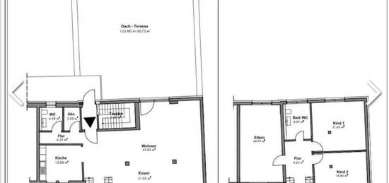 Neubau 4 Zimmerwohnung mit großer Terrasse