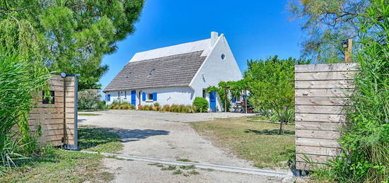 Les deux maisons de Gardian en petite Camargue