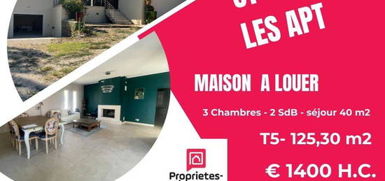 Maison A LOUER 5 Pièces St Saturnin les Apt 84490