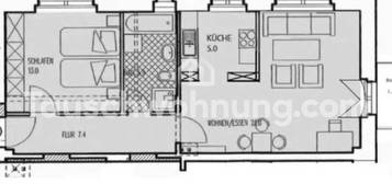 [TAUSCHWOHNUNG] Helle ruhige Hinterhauswohnung mit Balkon