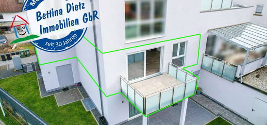 DIETZ: Barierrefreie und moderne 3 Zimmer-Wohnung Einbauküche, Aufzug, Carport und Infrarotkabine!