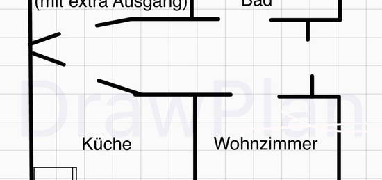 Ruhige 2-Raum-Wohnung