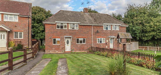 Semi-detached house for sale in Roman Road, Stockbridge, Hampshire SO20