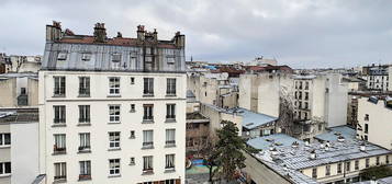 Rue Saint Maur- Studio meublé sur cour