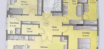 Luxuriöse 3-Zimmerwohnung mit gehobener Innenausstattung miBalkon