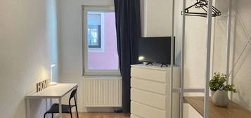 möbliertes WG-Zimmer mit Wlan, TV, Gästeküche, Bad/WC Teilung, Waschmaschine