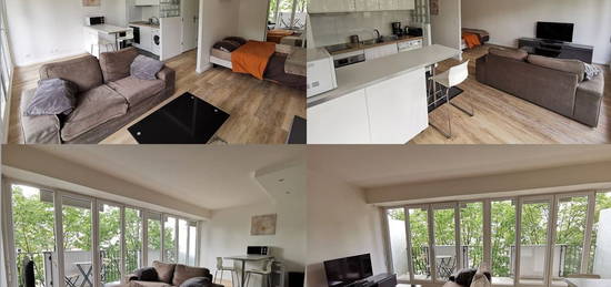 Très bel appartement meublé 1 pièce 33 m2 avec balcon filant