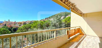 GRASSE Appartement 2 pièces avec 2 terrasses, double garage et cave - VUE MER