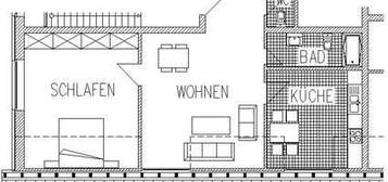 Preiswerte 2-Zimmer-Wohnung in Wesel