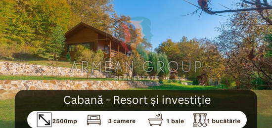 Cabana 3 camere - resort si investitie