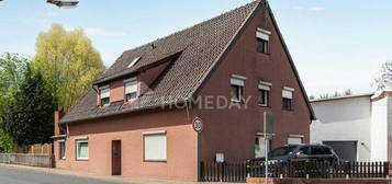 Gemütliche Erdgeschosswohnung mit überdachter Terrasse und Gartenidylle in Weyhausen