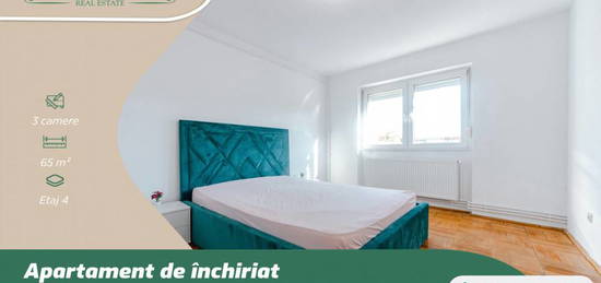 Apartament cu 3 camere de închiriat, zona Centrala, Arad