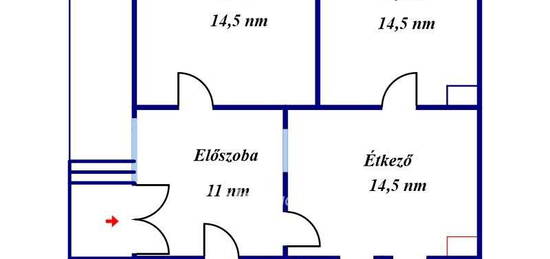 Újkígyósi eladó 65 nm-es ház