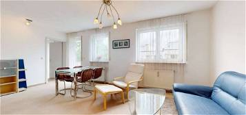Gemütliche und Möblierte  2-Zimmer-Wohnung mit Balkon in ruhiger Lage von Unterhaching