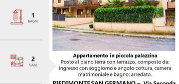 Appartamento in piccolo condominio,piano terra