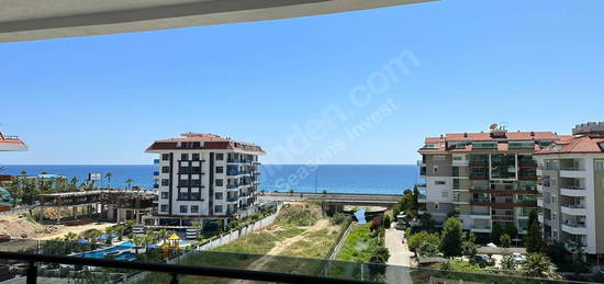 Alanya/Kestel Lüks Deniz Manzaralı 1+1 daire