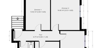 Helle, ruhige 3- Zimmer Wohnung in Rödental