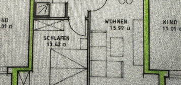 Helle 2-Raumwohnung in Oebisfelde