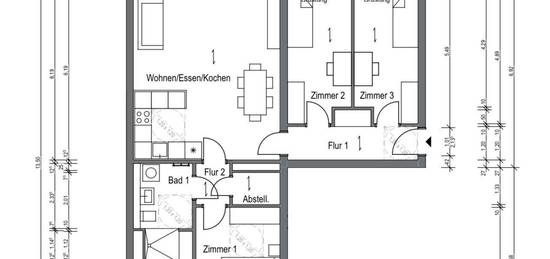 Erstbezug mit Balkon: Geräumige Luxus-4-Zimmer-Wohnung mit 2 Bädern und Spreeblick vom Schlafzimmer