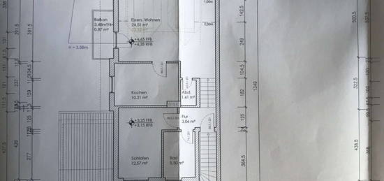 Schöne 2-Zimmer-DG-Wohnung mit Balkon in Aschaffenburg