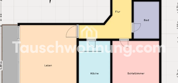 Tauschwohnung: Biete 2 Zi suche 3 Zimmer oder mehr