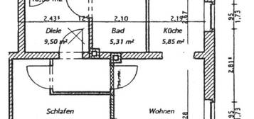 Schöne 2-Raum-Wohnung mit Balkon in Dresden Mockritz